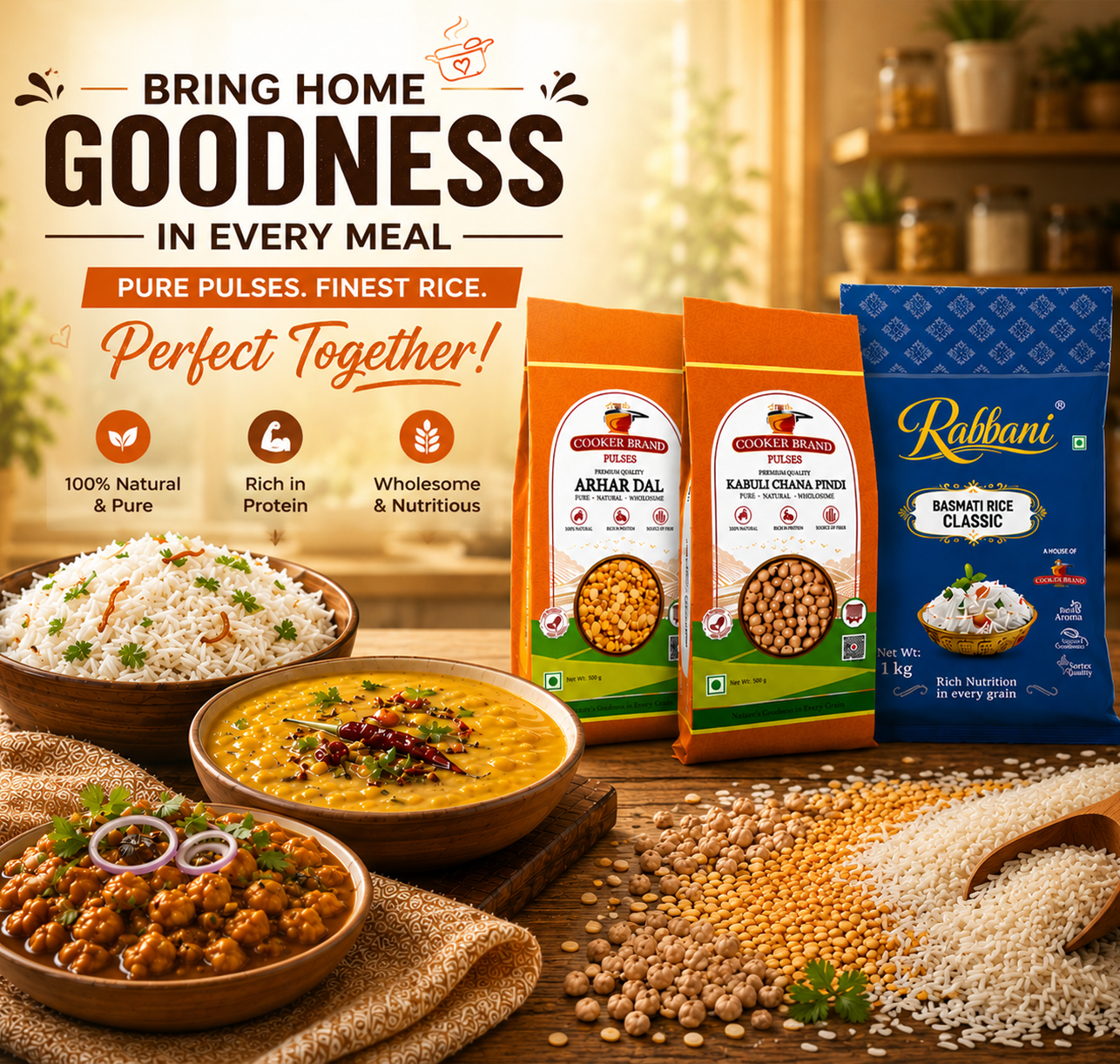Premium Cooker Pulses & Grains